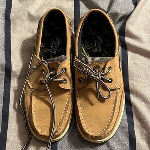 Tan Men's Boat Shoes